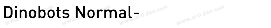 Dinobots Normal字体转换